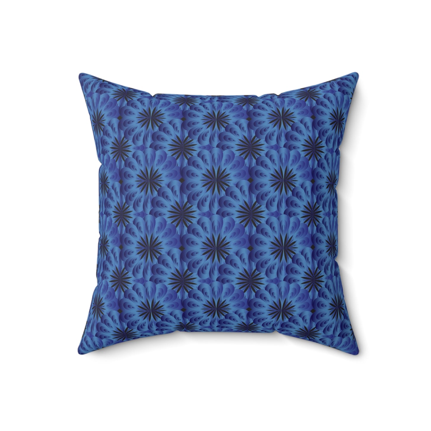 Spun Polyester Square Pillow Kukloso Fleurons No 45 - Free Shipping