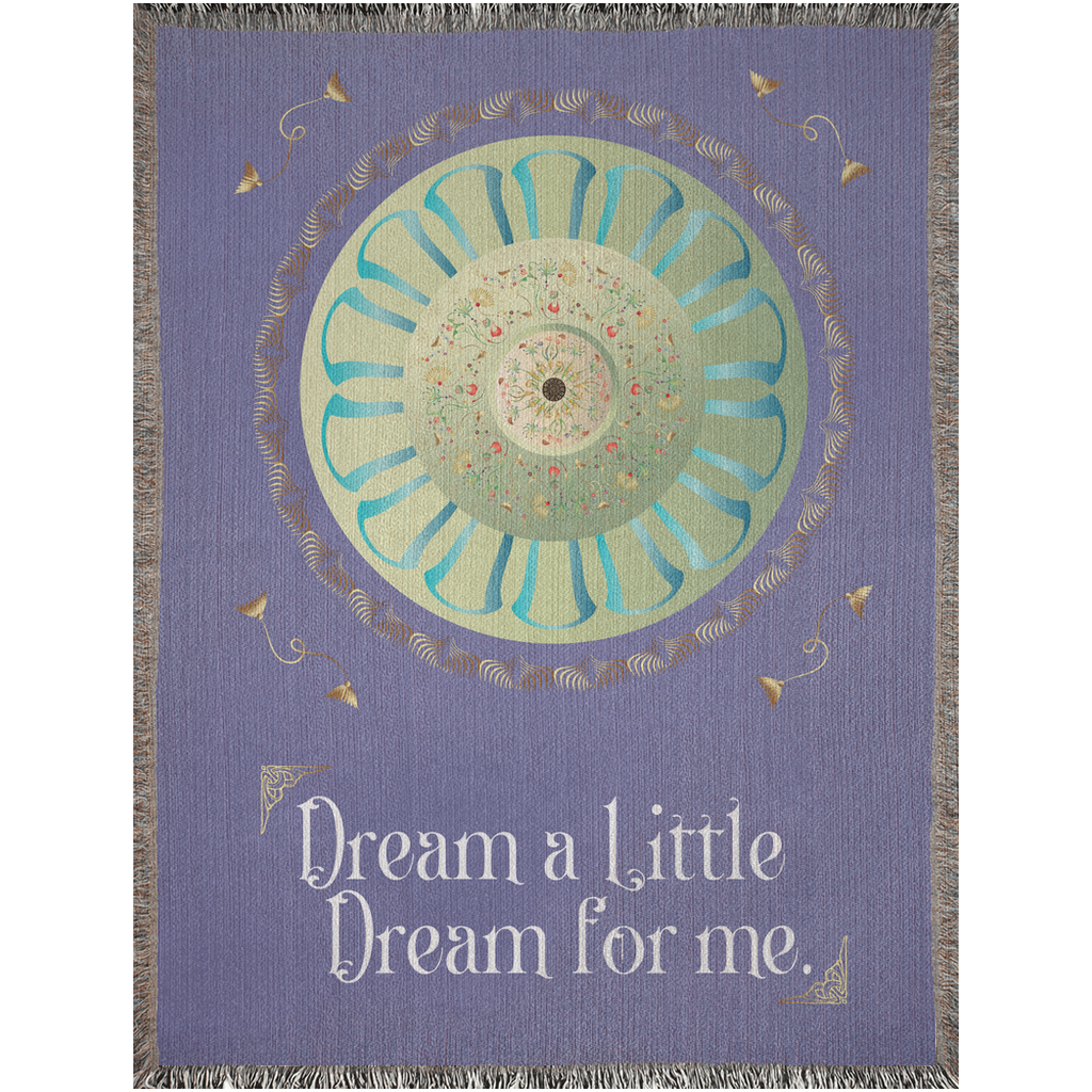 Woven Blankets Kukloso Kuklos No 4308 'Dream a Little Dream for me'- Free Shipping