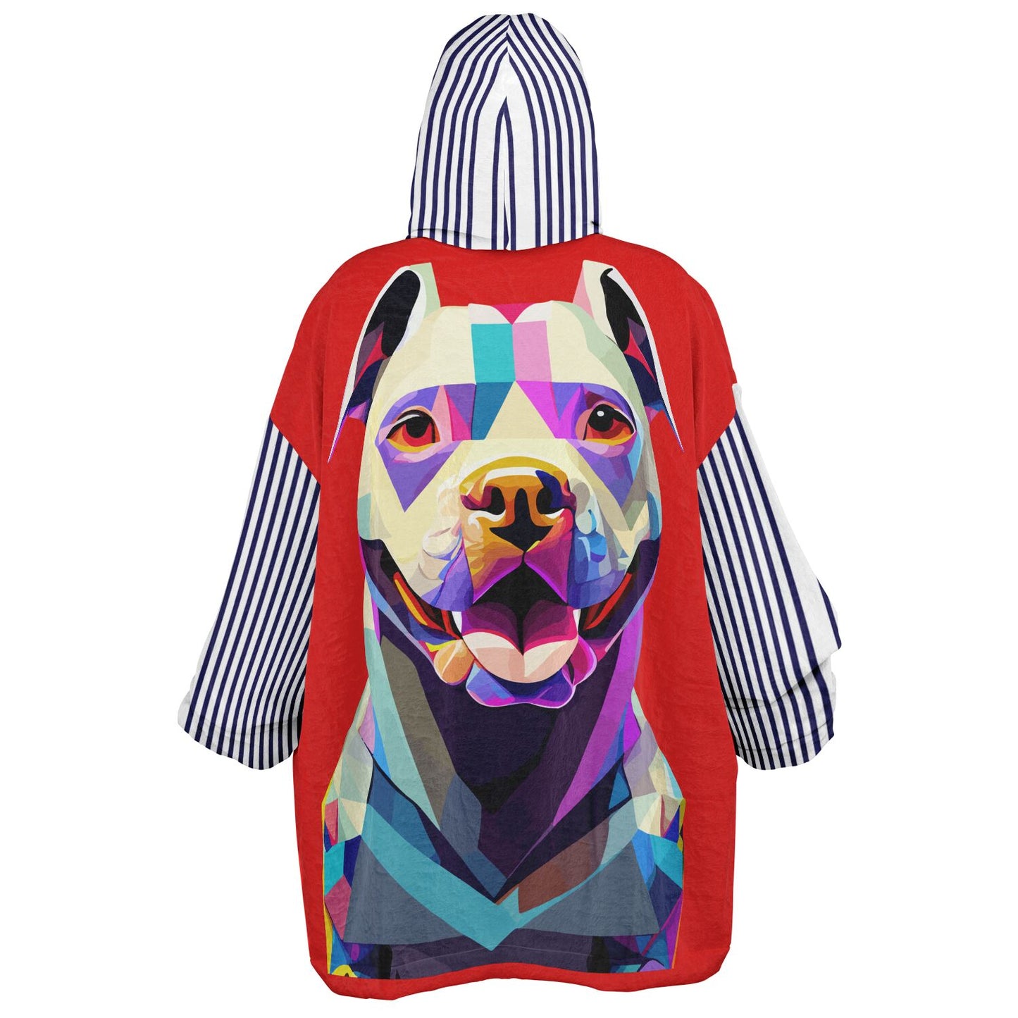 Snug Hoodie Economy - AOP Kukloso Cubist Pit Bull Terrier Dog - Free Shipping