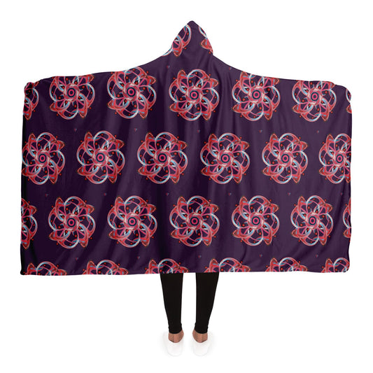 Hooded Blanket - AOP Kukloso Circumplexical No 4072 - Free Shipping