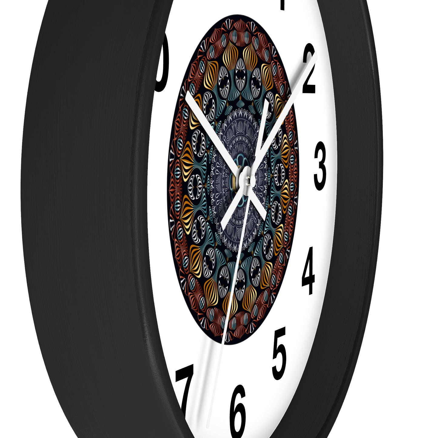 Wall Clock Kukloso Kuklos No 4420 Mandala - Free Shipping