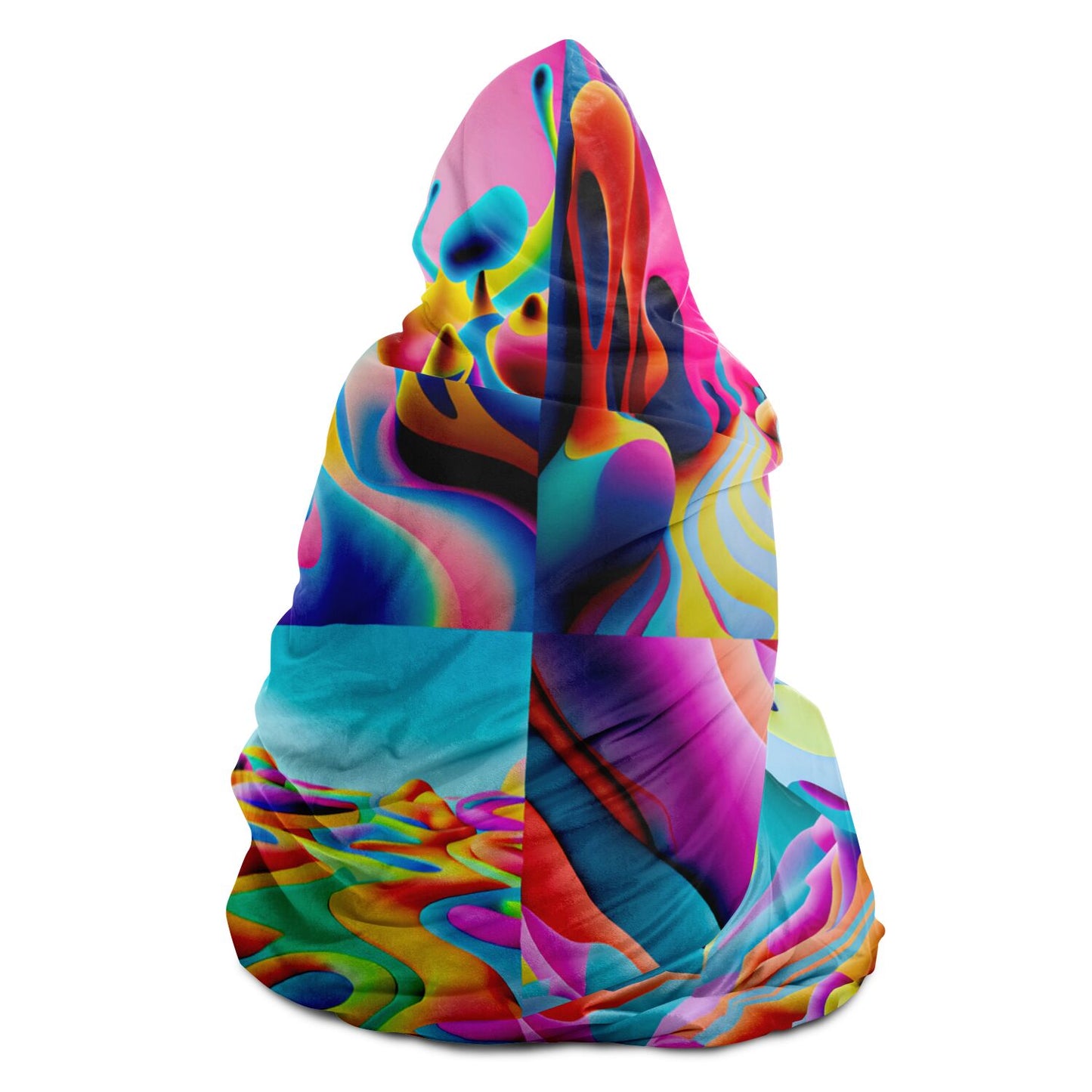 Hooded Blanket - AOP Kukloso Got Color Medium Pattern - Free Shipping