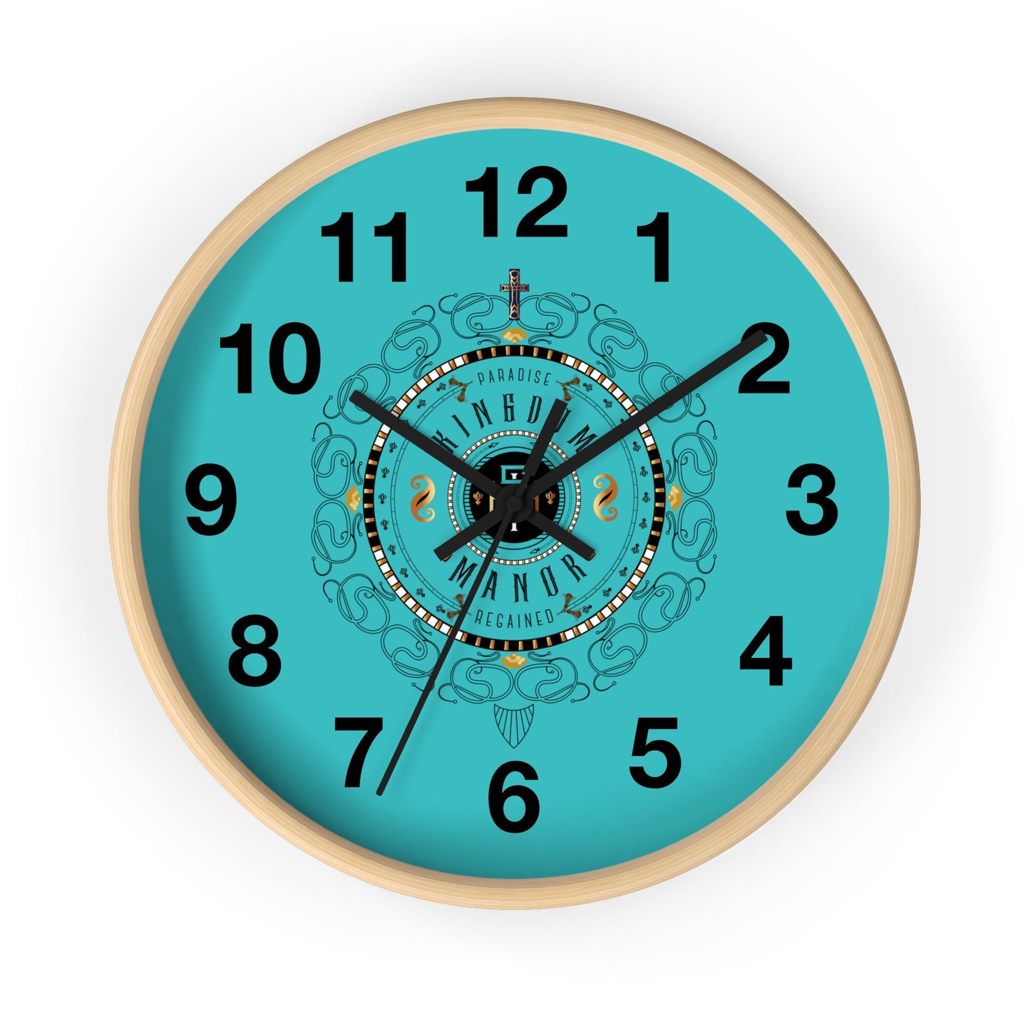 Wall Clock Kukloso 'Kingdom Manor' A Metaphor for Heaven - Free Shipping