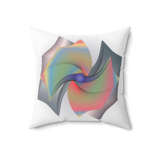 Spun Polyester Square Pillow Kukloso Graphics No 1560 & No 1561 - Free Shipping