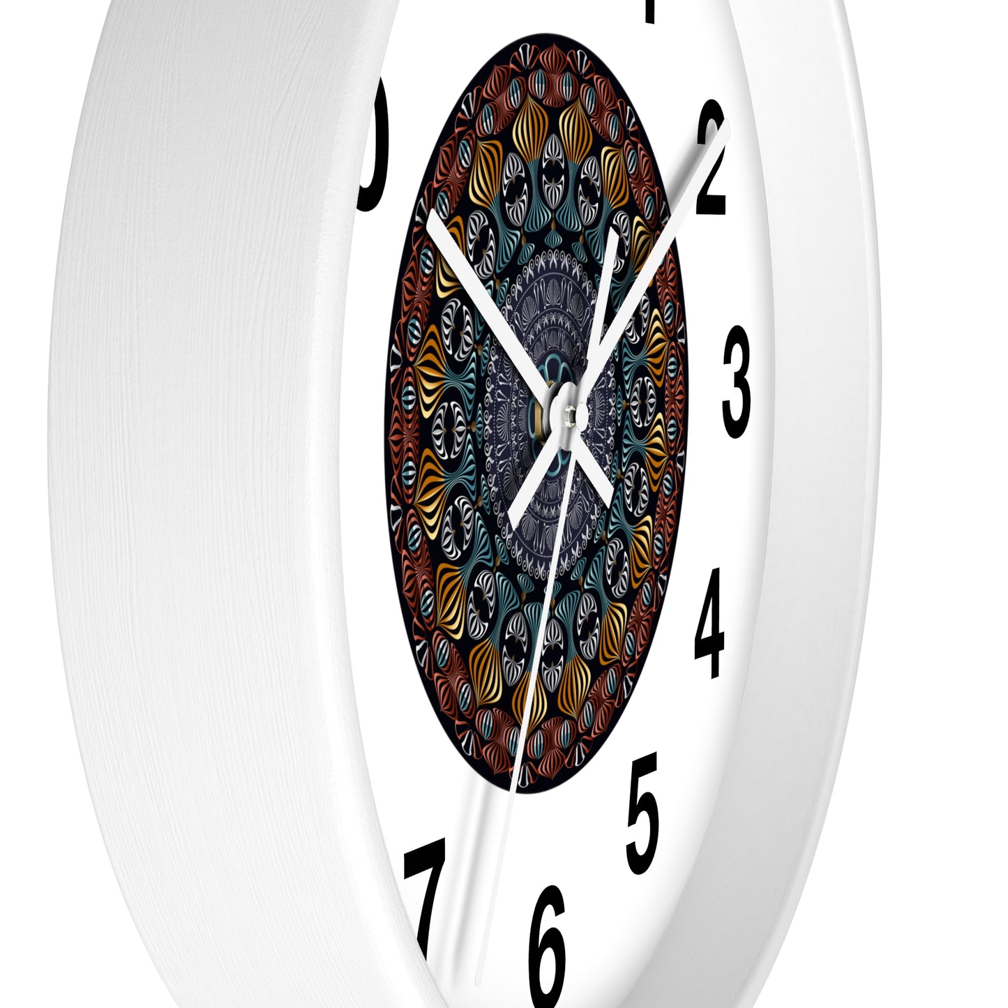 Wall Clock Kukloso Kuklos No 4420 Mandala - Free Shipping