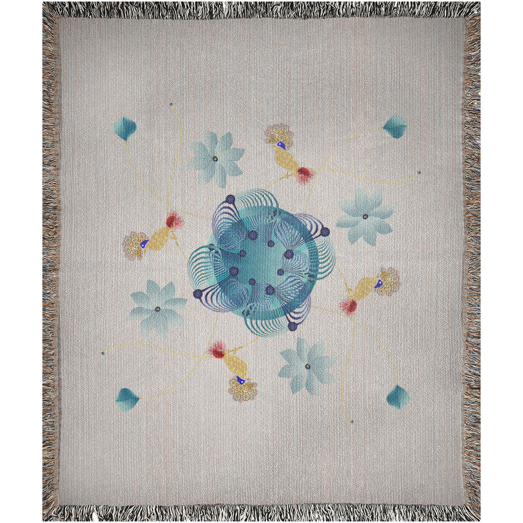 Woven Blankets Kukloso Mandala Kuklos No 4373 - Free Shipping