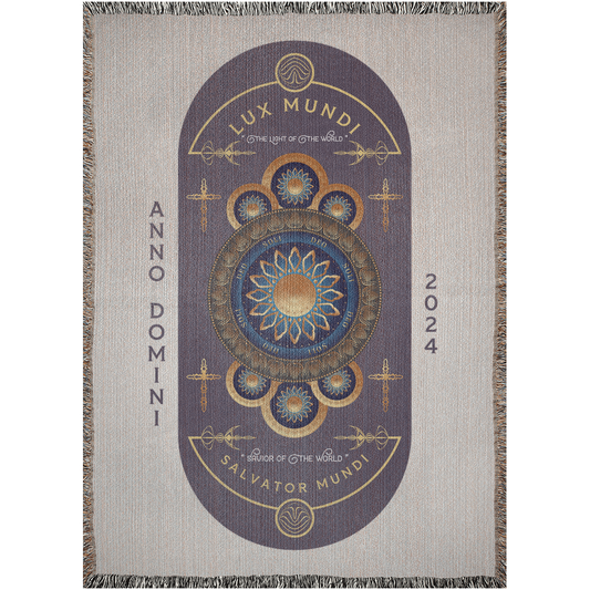 Woven Blankets Kukloso 'Lux Mundi', 'Salvator Mundi' - Free Shipping