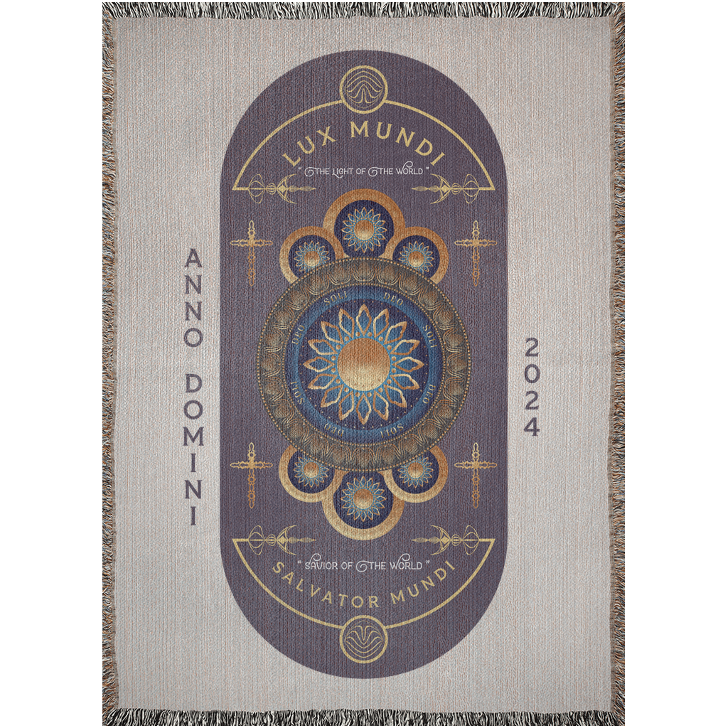 Woven Blankets Kukloso Christian 'Lux Mundi' & 'Salvator Mundi' - Free Shipping