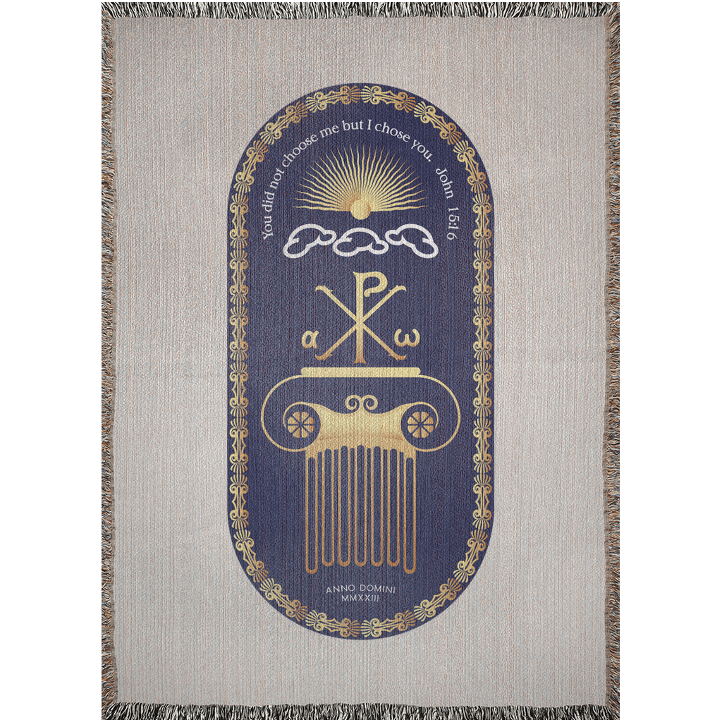 Woven Blankets Kukloso PX Christogram John 15:16 - Free Shipping