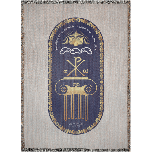 Woven Blankets Kukloso PX Christogram John 15:16 - Free Shipping