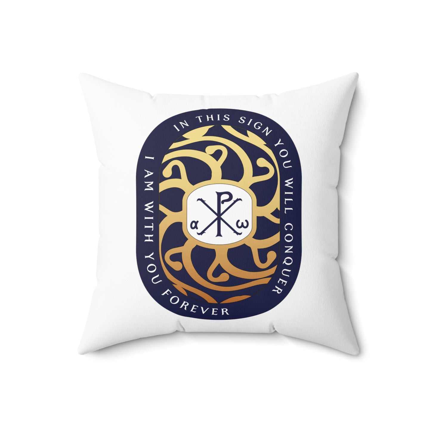 Spun Polyester Square Pillow Kukloso PX Christogram No 2 & No 3 - Free Shipping