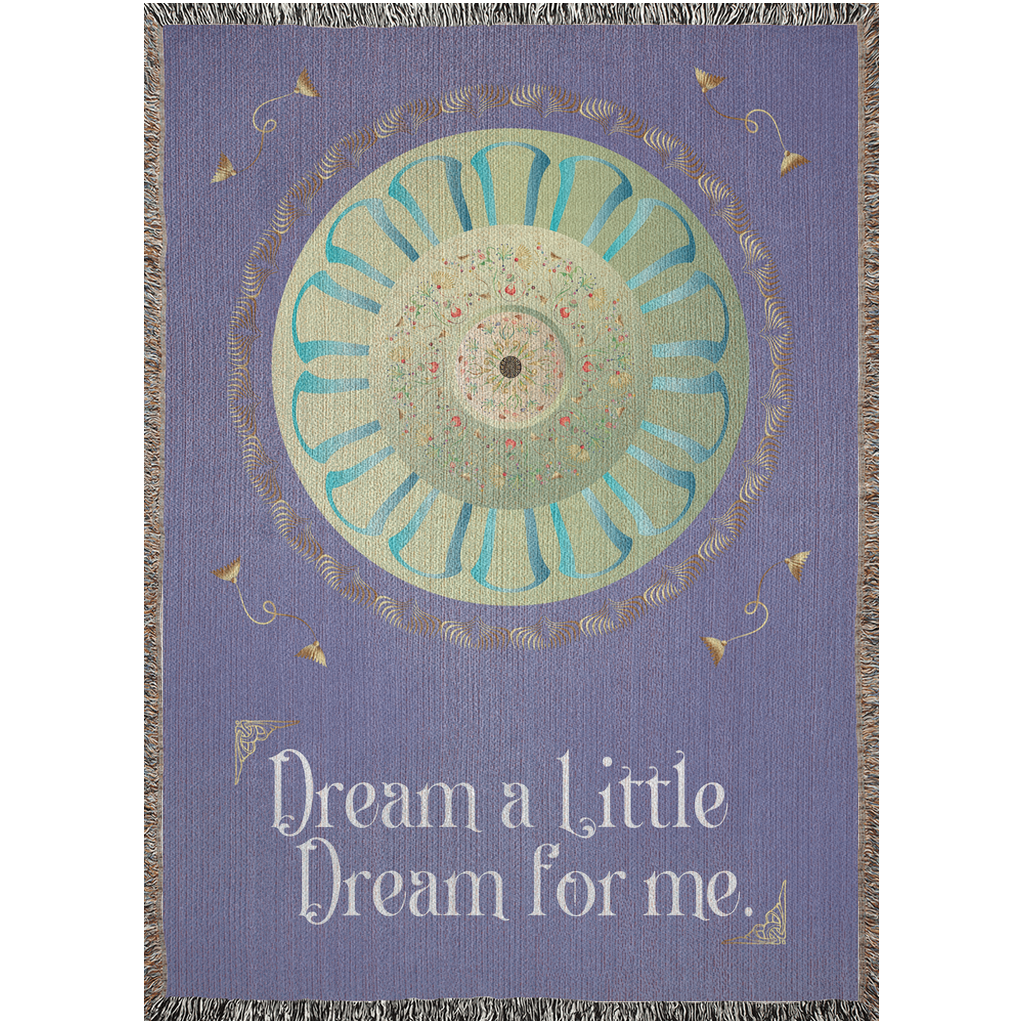 Woven Blankets Kukloso Kuklos No 4308 'Dream a Little Dream for me'- Free Shipping