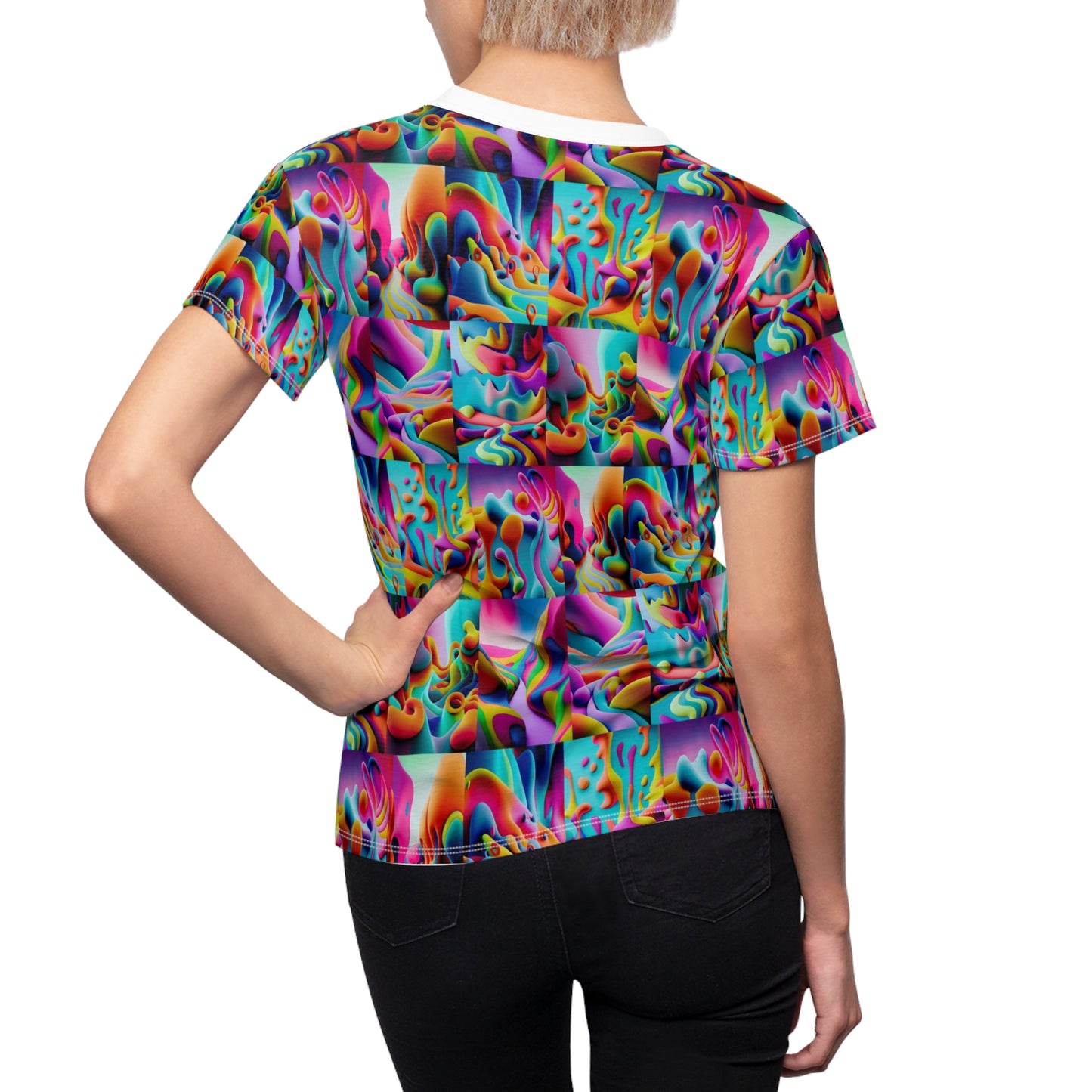 Women's Cut & Sew Tee (AOP) Kukloso Got Color Small Pattern - Free Shipping