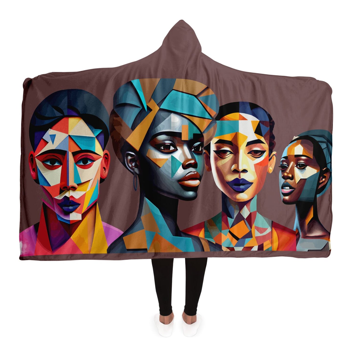 Hooded Blanket - AOP Kukloso The Four Ladies No 2 - Free Shipping