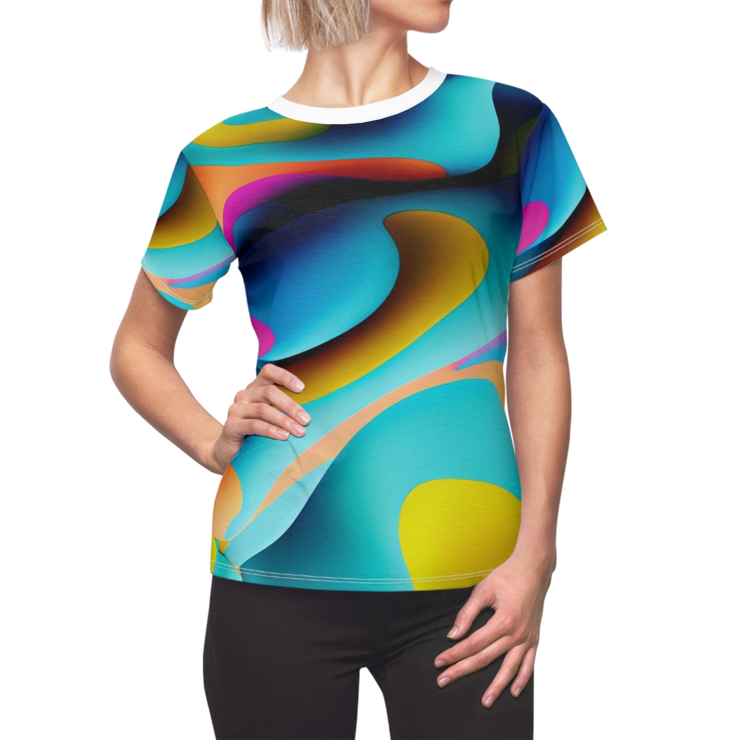 Women's Cut & Sew Tee (AOP) Kukloso Got Color Extra Large Pattern - Free Shipping