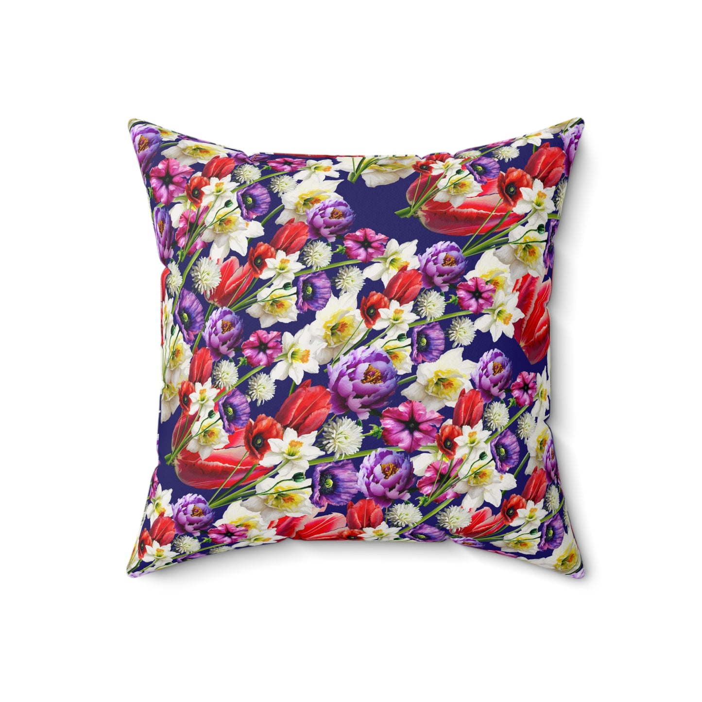 Spun Polyester Square Pillow Kukloso Abstract Florals No 9, Large & Small patterns - Free Shipping