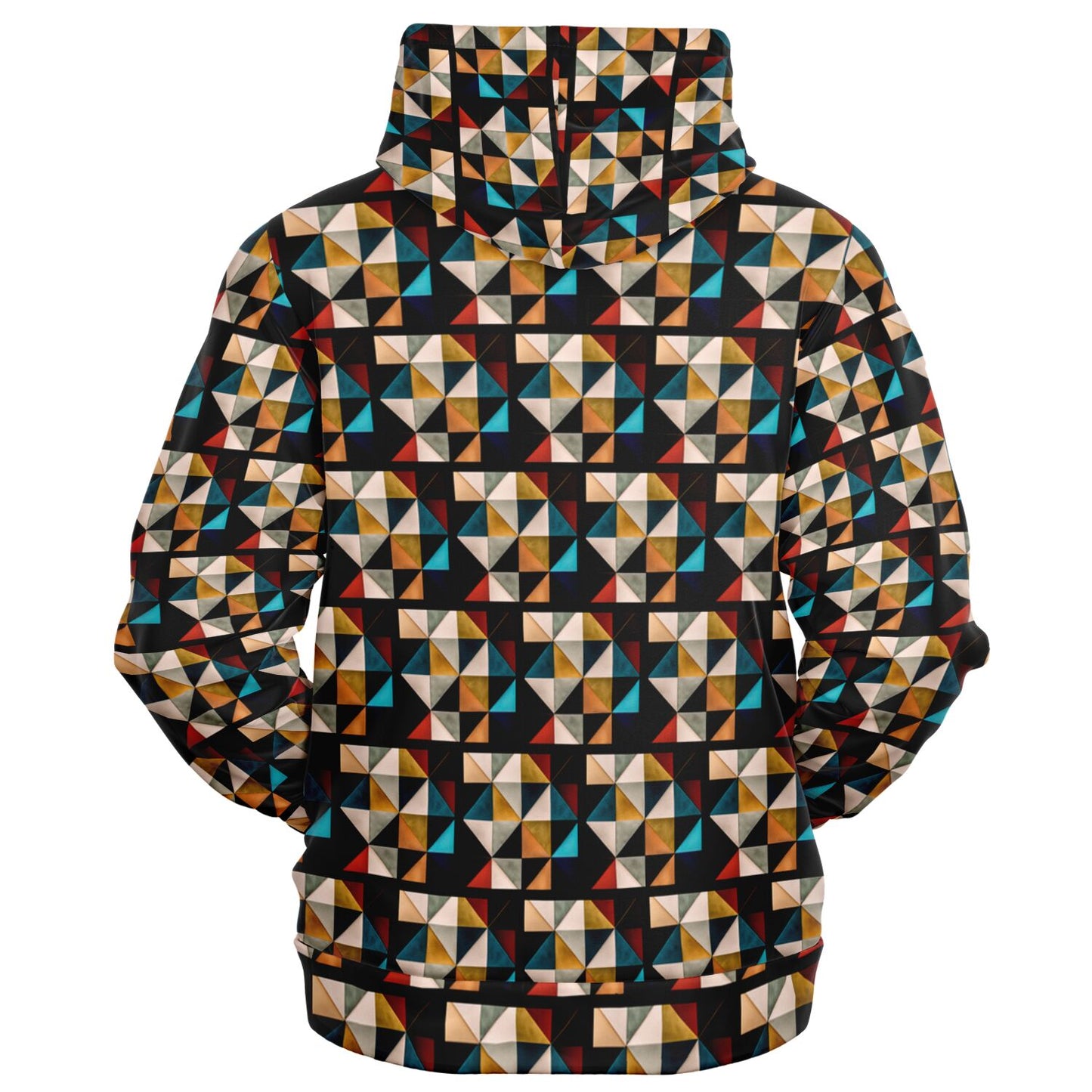 Fashion Zip-Up Hoodie - AOP Kukloso Cubist Faces No 31 - Free Shipping