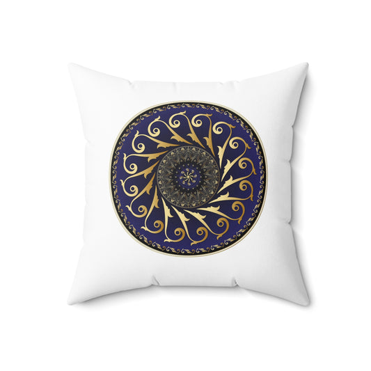 Spun Polyester Square Pillow Kukloso Circumplexical Mandalas No 4005 & 4006 - Free Shipping