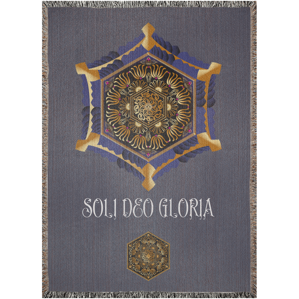 Woven Blankets Kukloso Kuklos No 4427 ' Soli Deo Gloria' -  Free Shipping