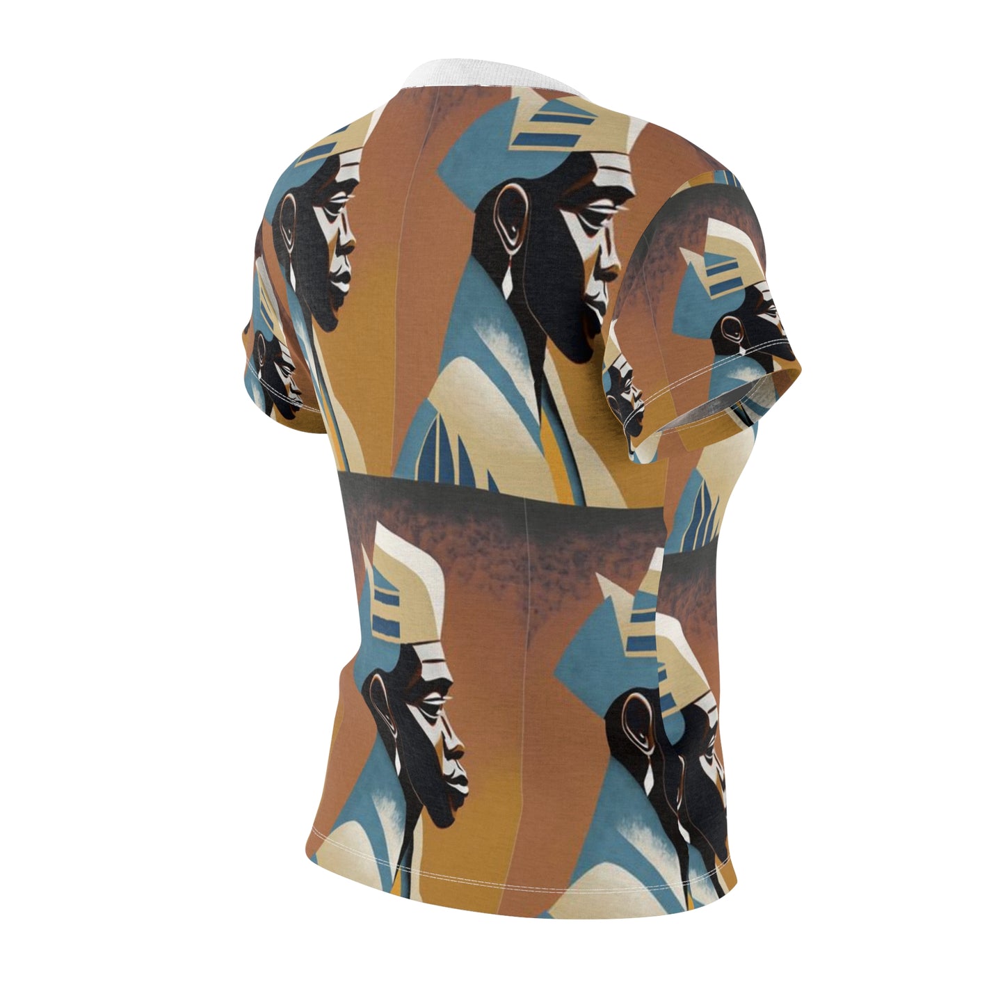 Women's Cut & Sew Tee (AOP) Kukloso Cubist Faces No 18 - Free Shipping