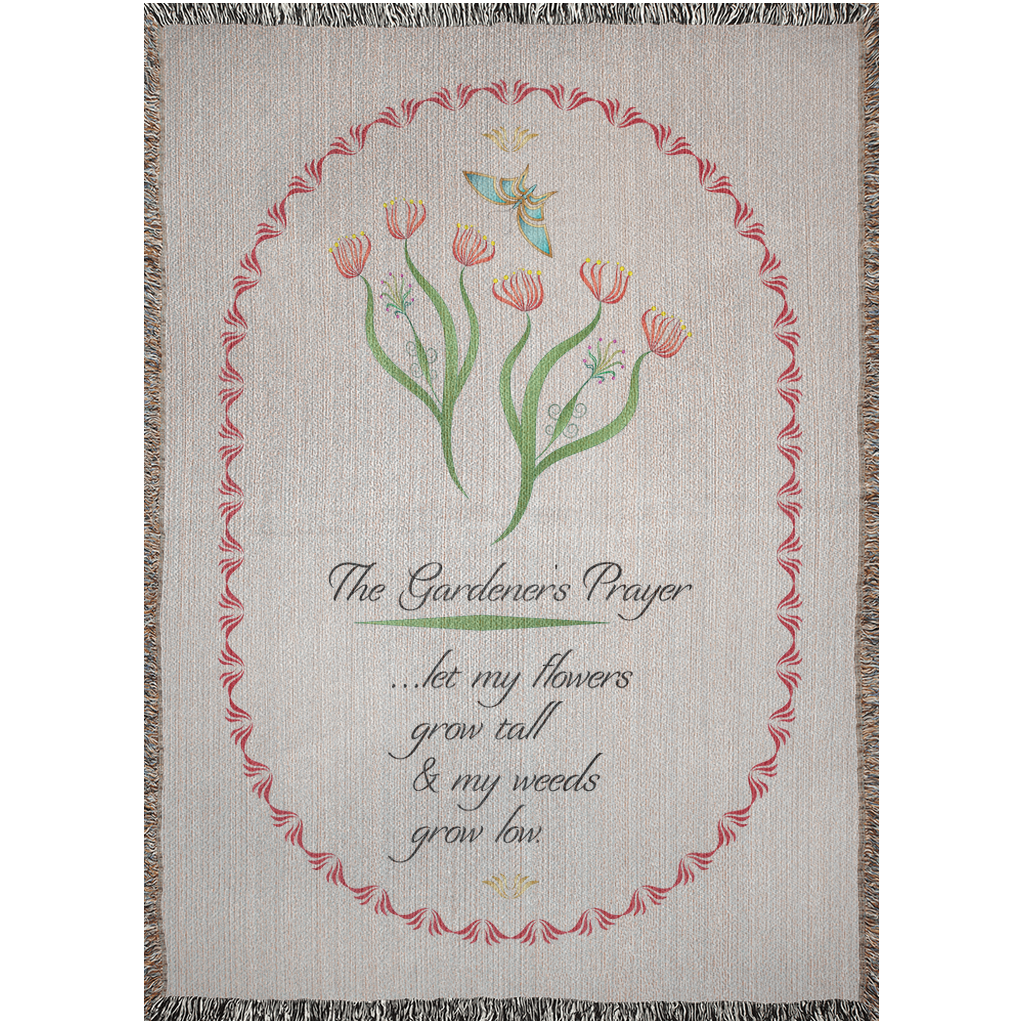 Woven Blankets Kukloso 'The Gardener's Prayer' -  Free Shipping