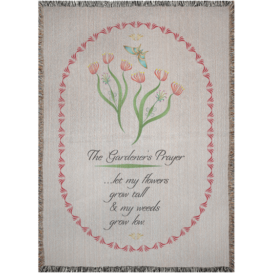 Woven Blankets Kukloso 'The Gardener's Prayer' -  Free Shipping