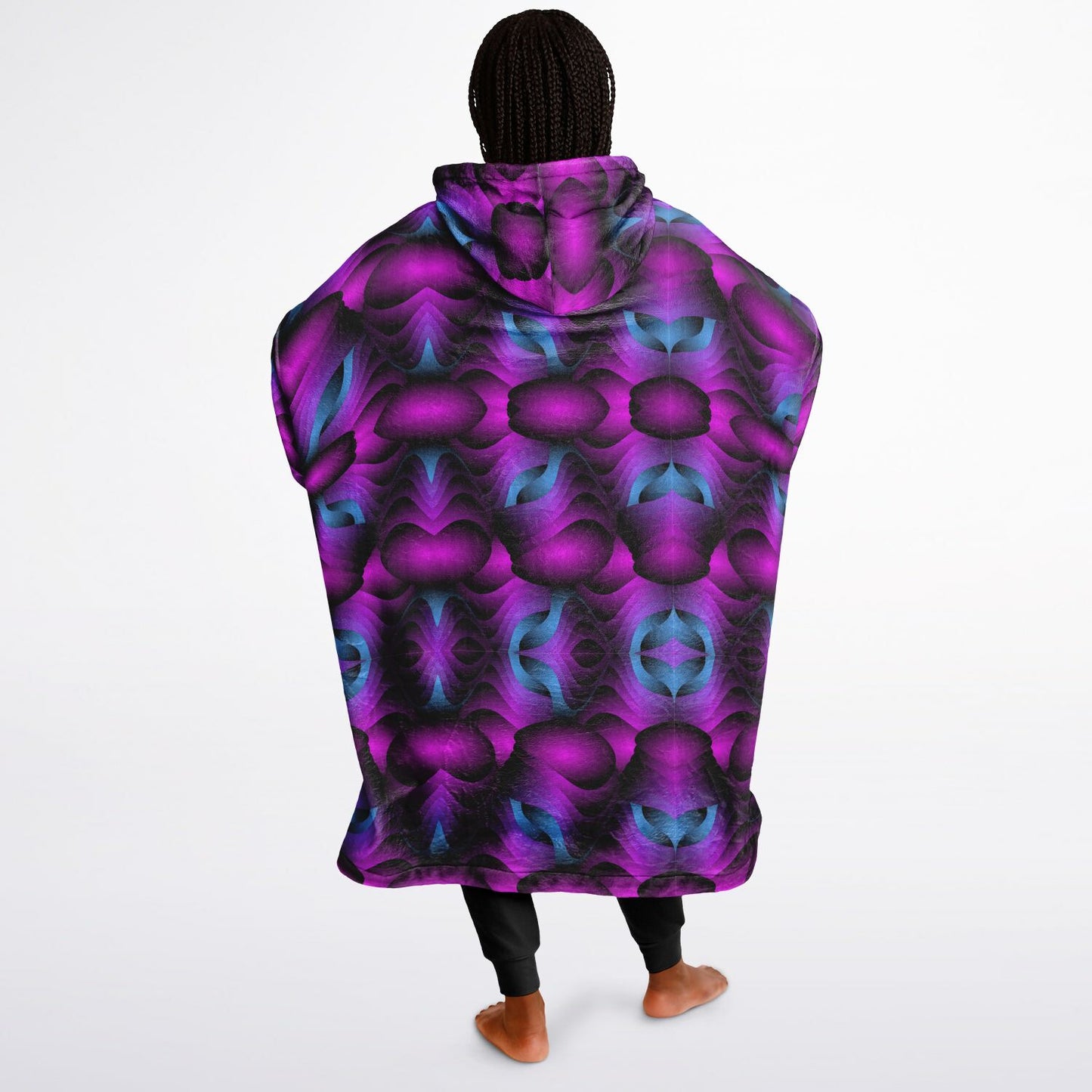 Snug Hoodie Economy - AOP Kukloso Ice Cream Swirls No 57 - Free Shipping