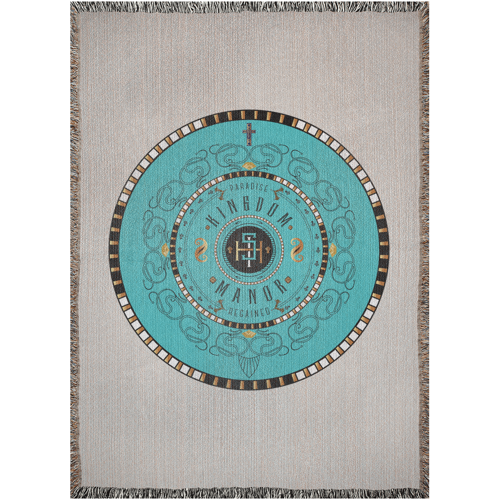 Woven Blankets Kukloso 'Kingdom Manor, Turquoise - Free Shipping