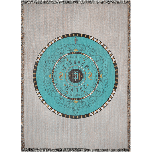 Woven Blankets Kukloso 'Kingdom Manor, Turquoise - Free Shipping