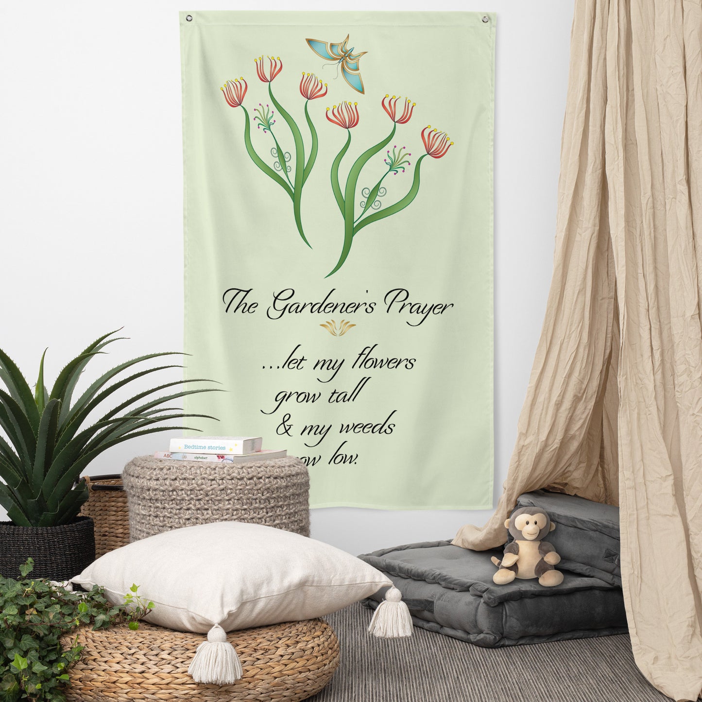 Flag Kukloso "The Gardener's Prayer" Free Shipping