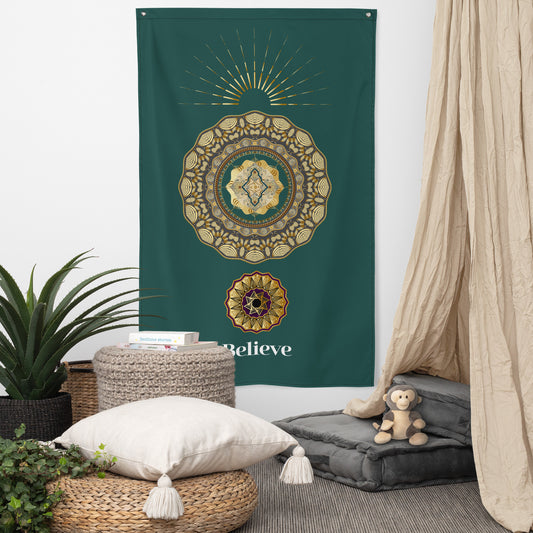 Flag Kukloso Mandala No 4278 "Believe" Free Shipping