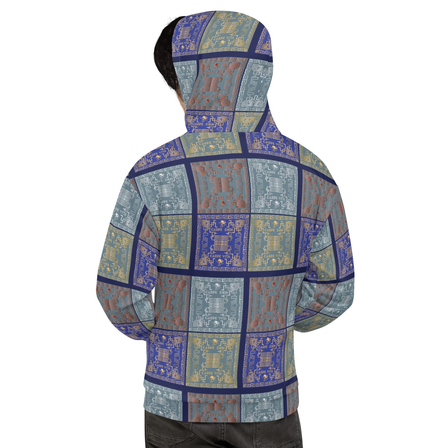 Unisex Hoodie Kukloso Greek Border No 50 No 5 - Free Shipping