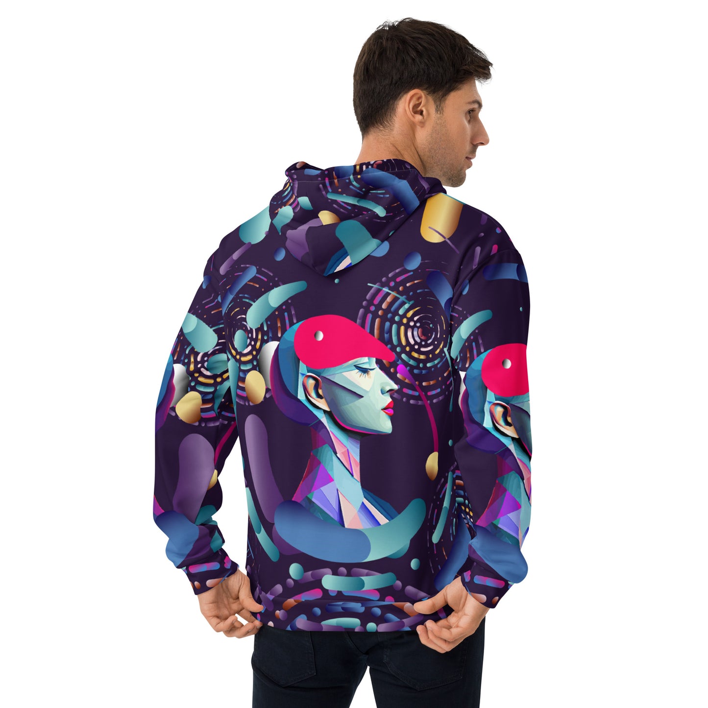 Unisex Hoodie Kukloso Abstracticon No 22 A - Free Shipping