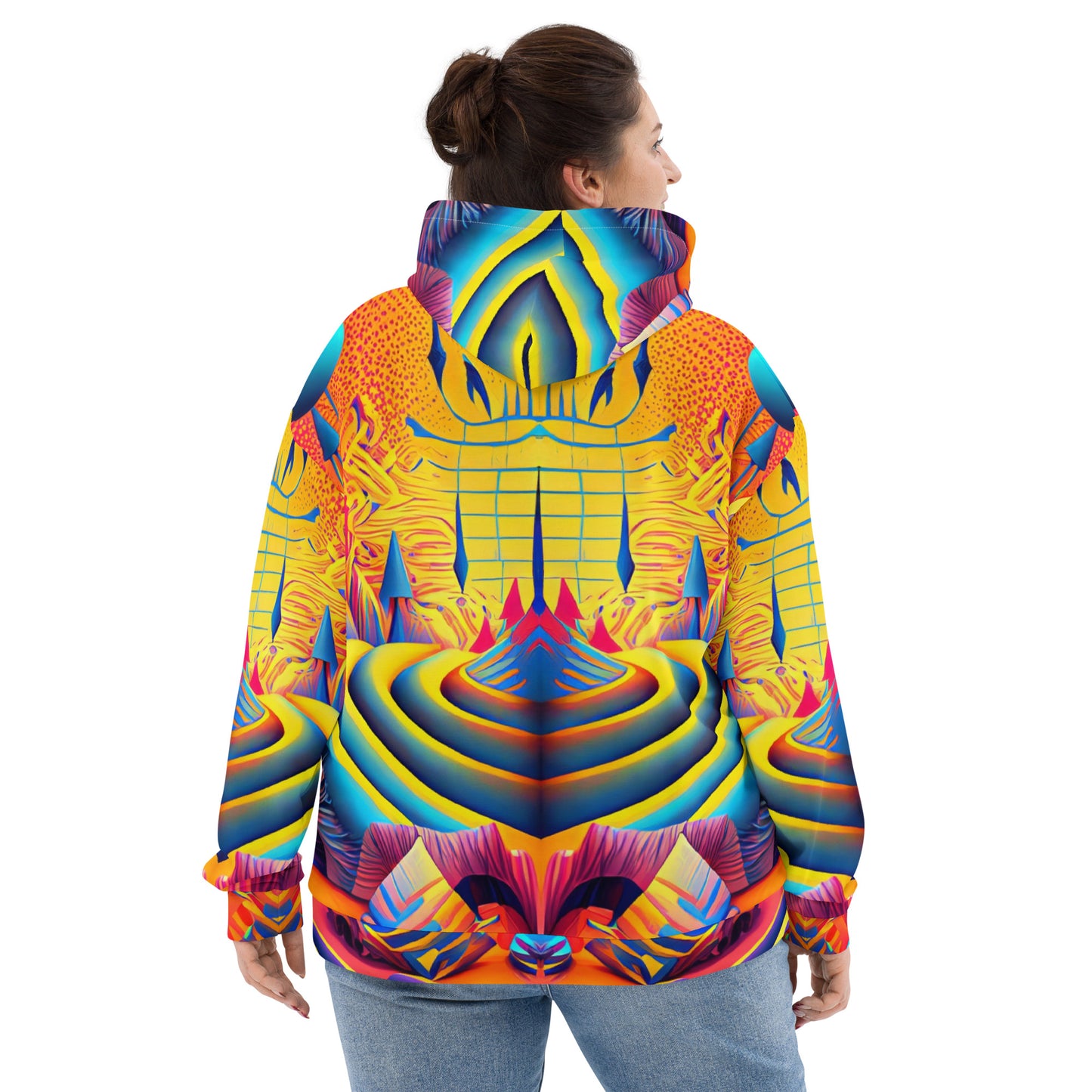 Unisex Hoodie Kukloso Cubist Dream No 37 - Free Shipping