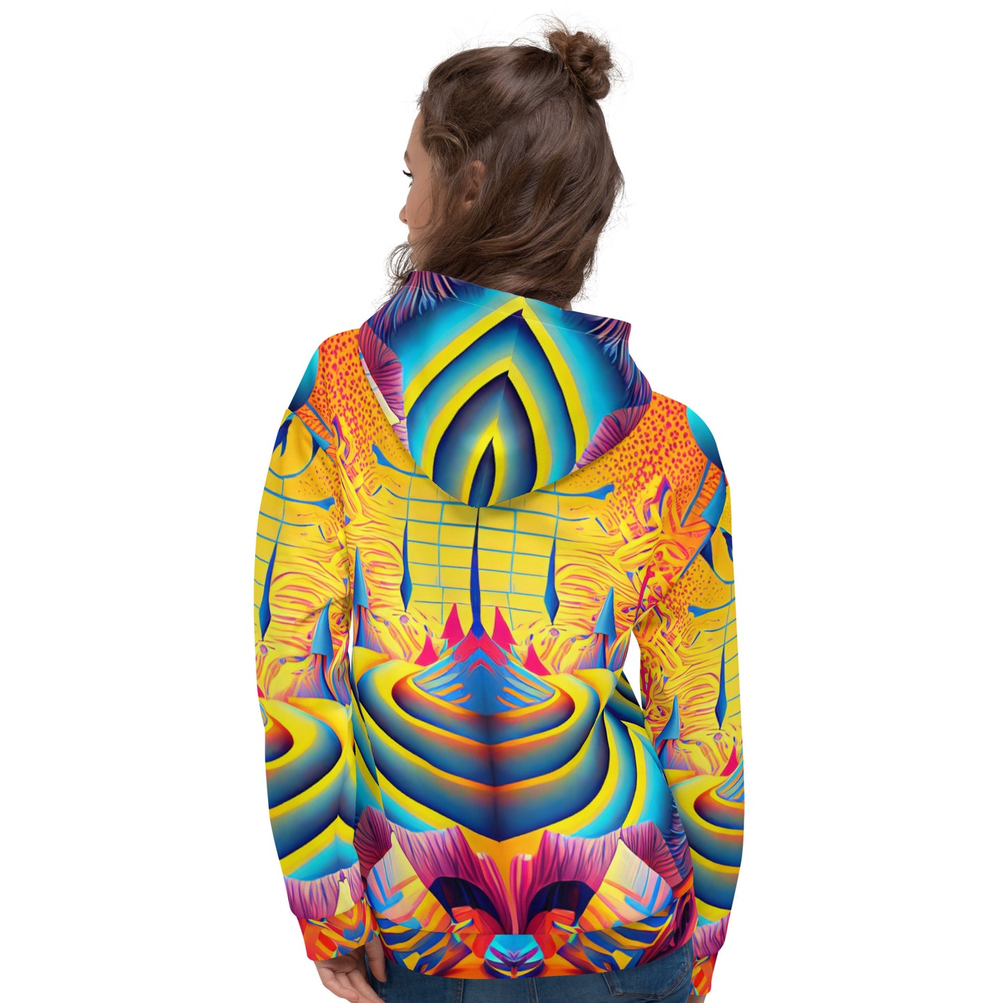 Unisex Hoodie Kukloso Cubist Dream No 37 - Free Shipping