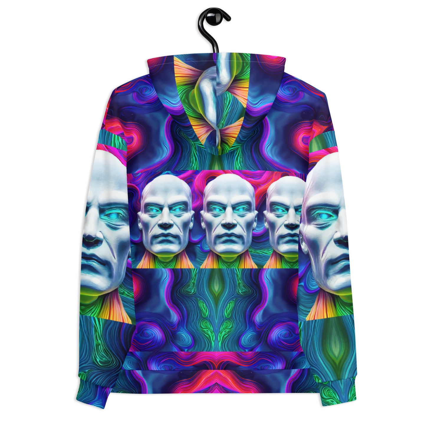 Unisex Hoodie Kukloso Space Faces No 16 - Free Shipping