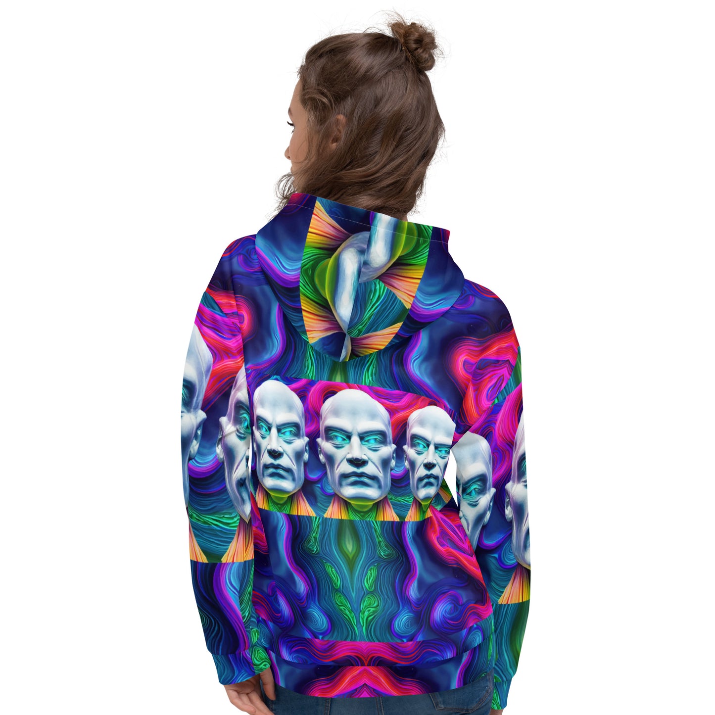 Unisex Hoodie Kukloso Space Faces No 16 - Free Shipping