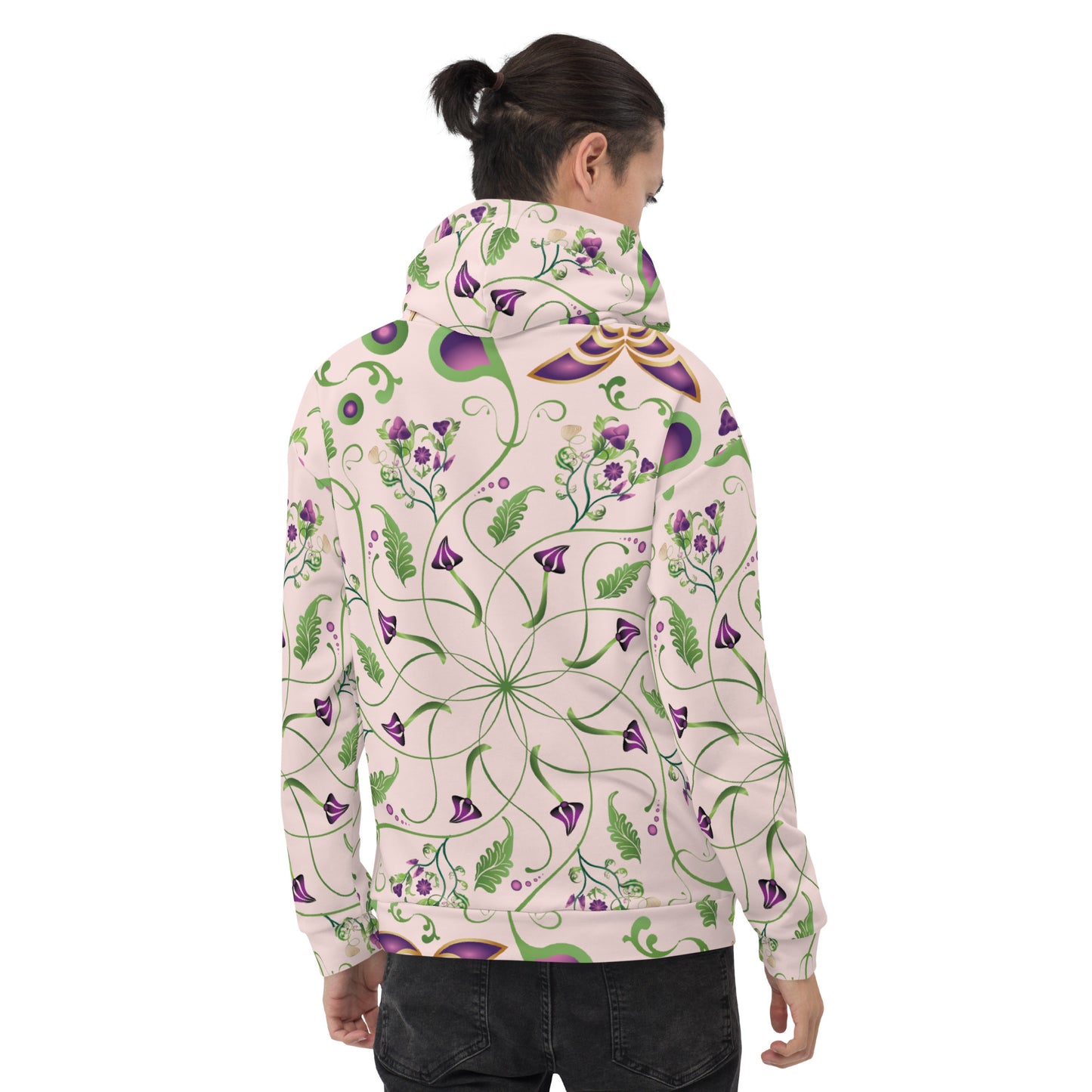 Unisex Hoodie Kukloso Melange de fleur No 6 A - Free Shipping