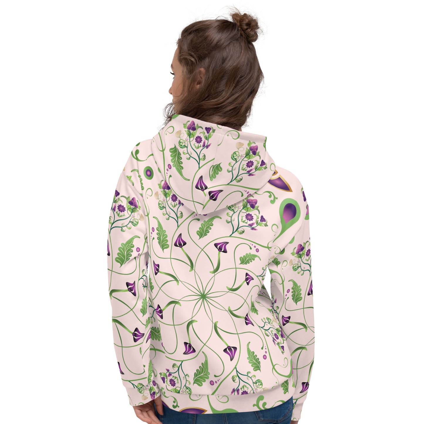 Unisex Hoodie Kukloso Melange de fleur No 6 A - Free Shipping