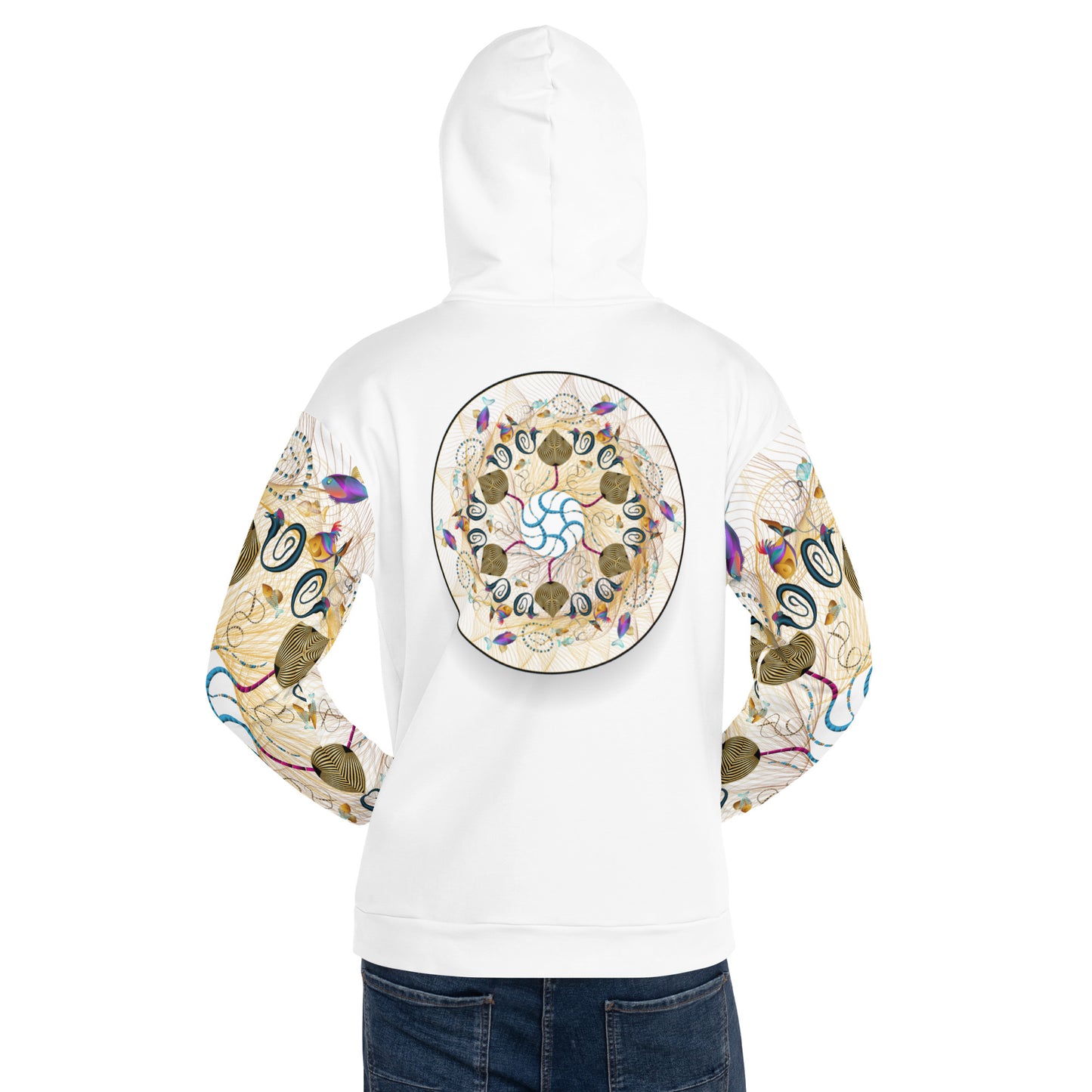 Unisex Hoodie Kukloso Circulosity No 3421-A - Free Shipping