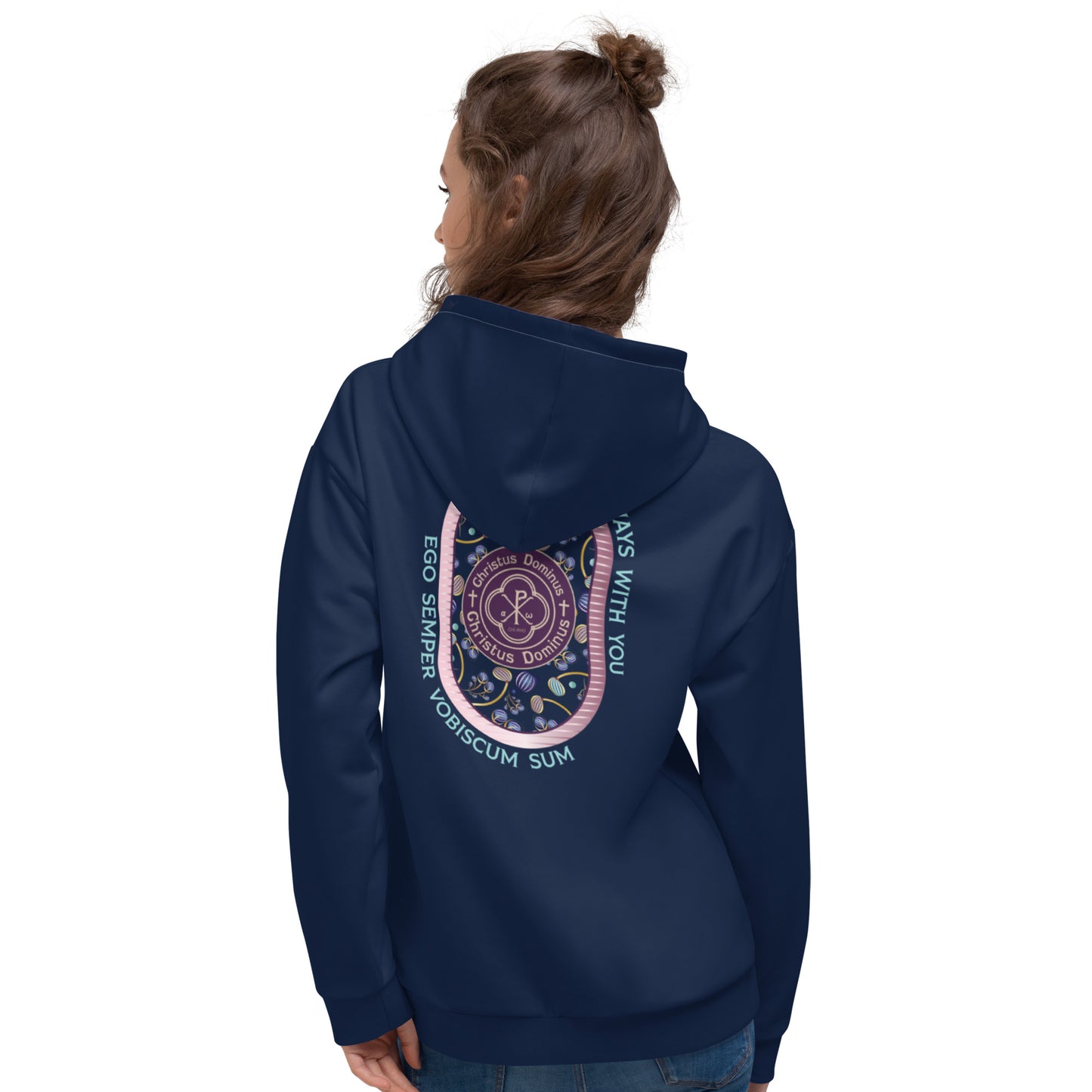 Unisex Hoodie Kukloso Christus Dominus Navy - Free Shipping