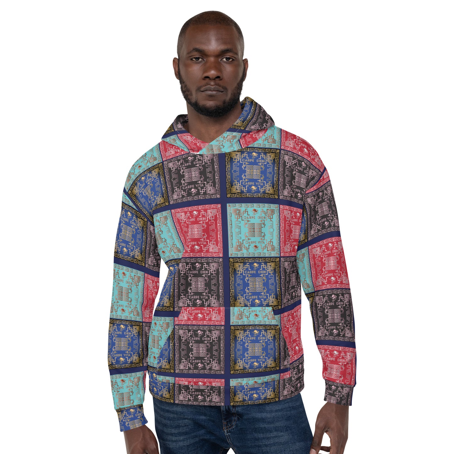 Unisex Hoodie  Kukloso Greek Border No 50 No 1 - Free Shipping