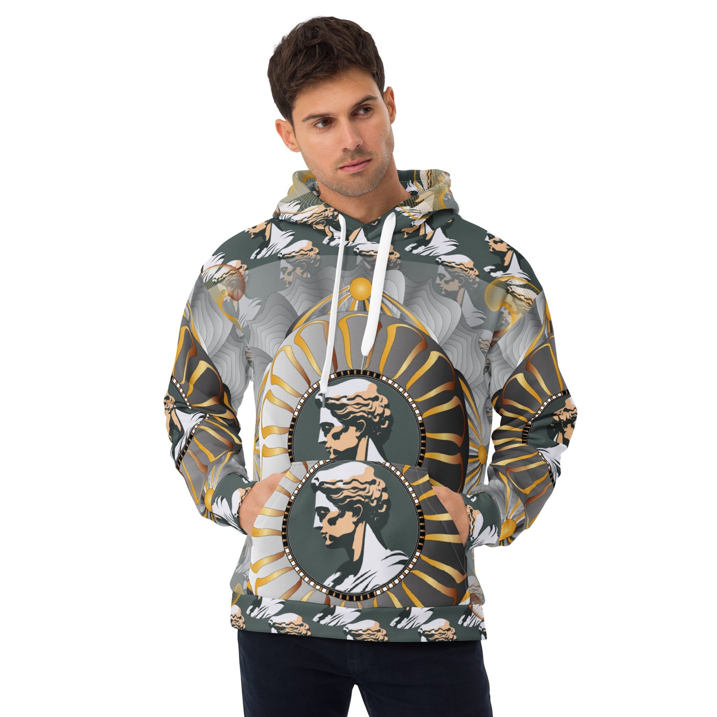 Unisex Hoodie Kukloso Kuklos Collage No 4376 - Free Shipping