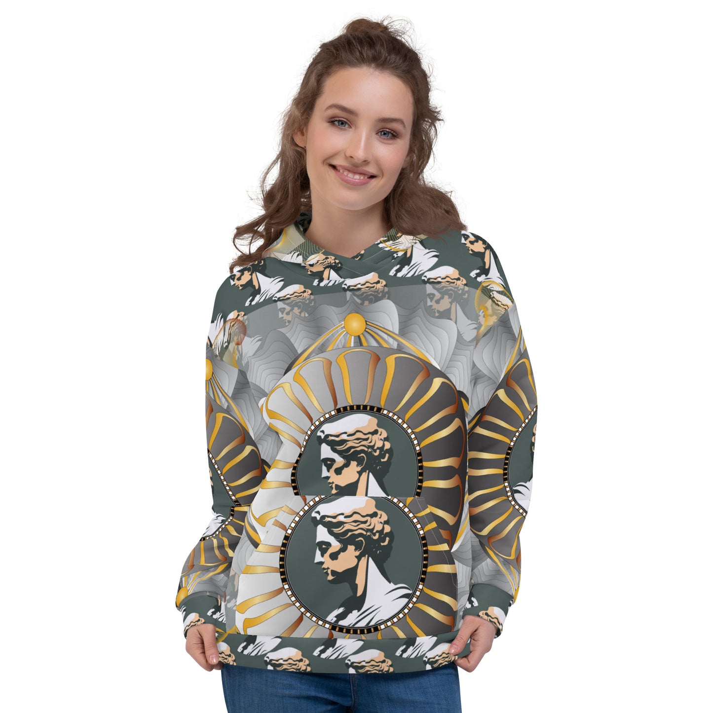 Unisex Hoodie Kukloso Kuklos Collage No 4376 - Free Shipping