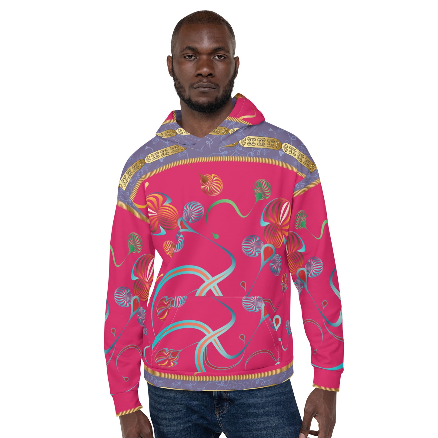 Unisex Hoodie Kukloso Kuklos Collage No 4375 - Free Shipping