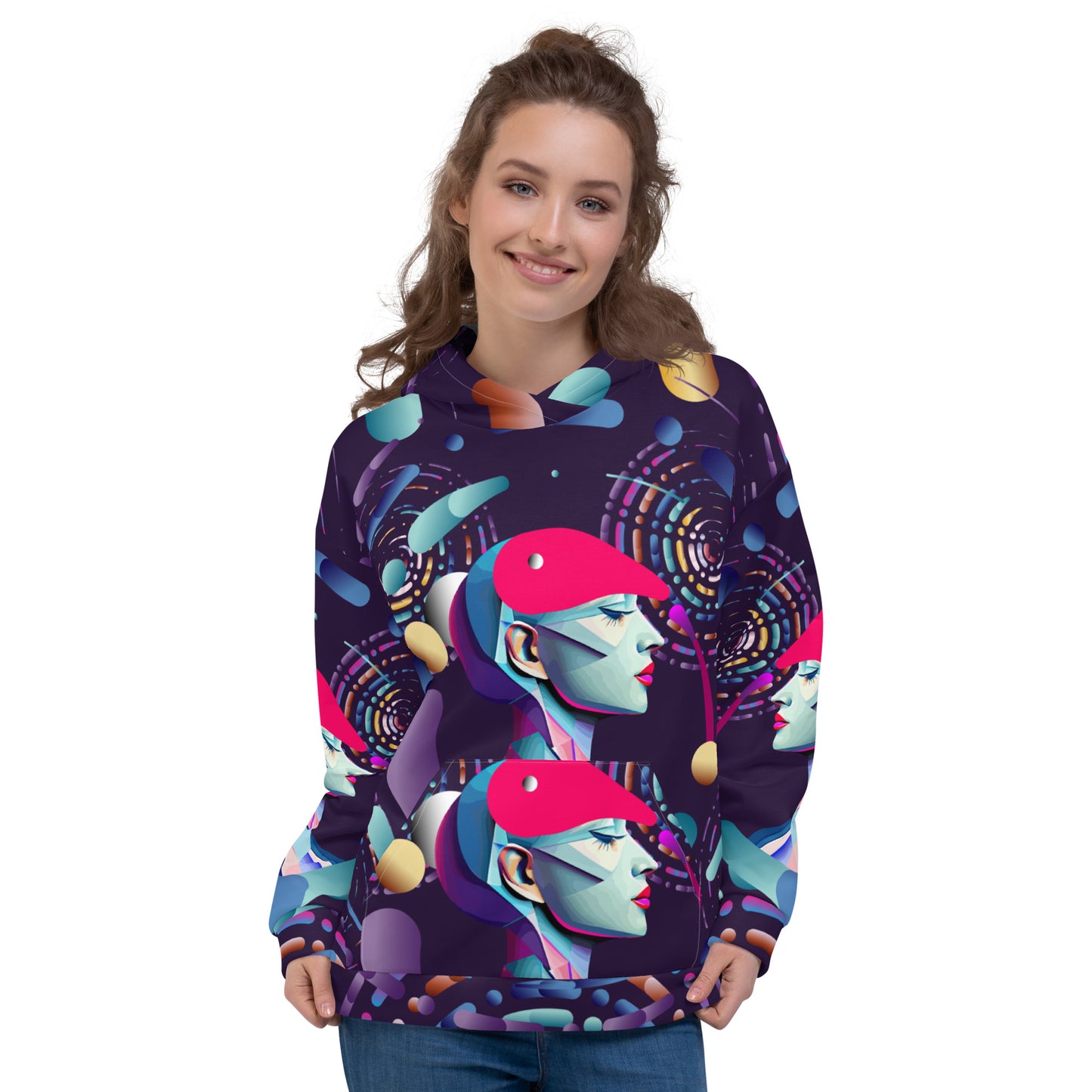 Unisex Hoodie Kukloso Abstracticon No 22 A - Free Shipping