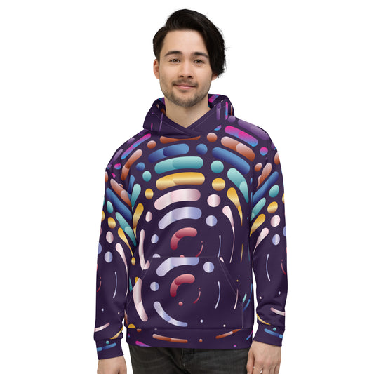 Unisex Hoodie Kukloso Abstracticon No 18 - Free Shipping