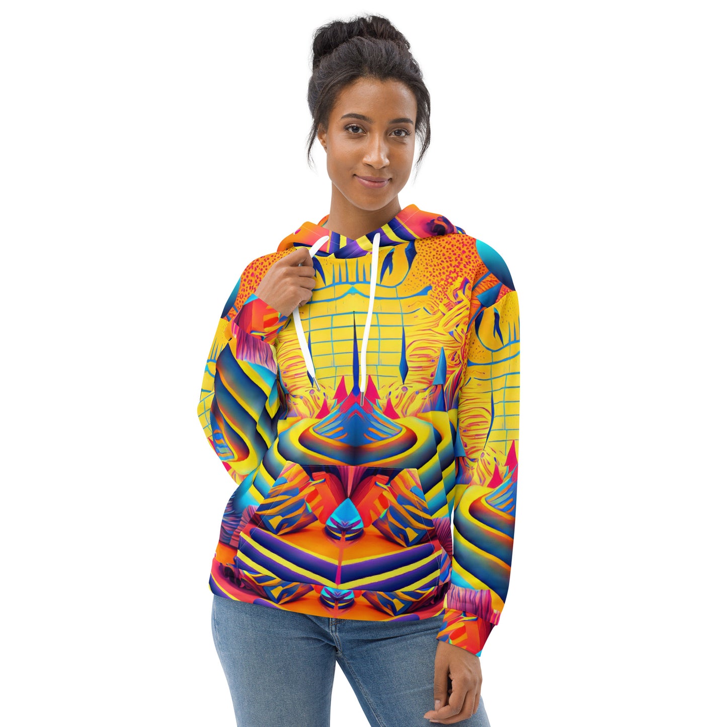 Unisex Hoodie Kukloso Cubist Dream No 37 - Free Shipping