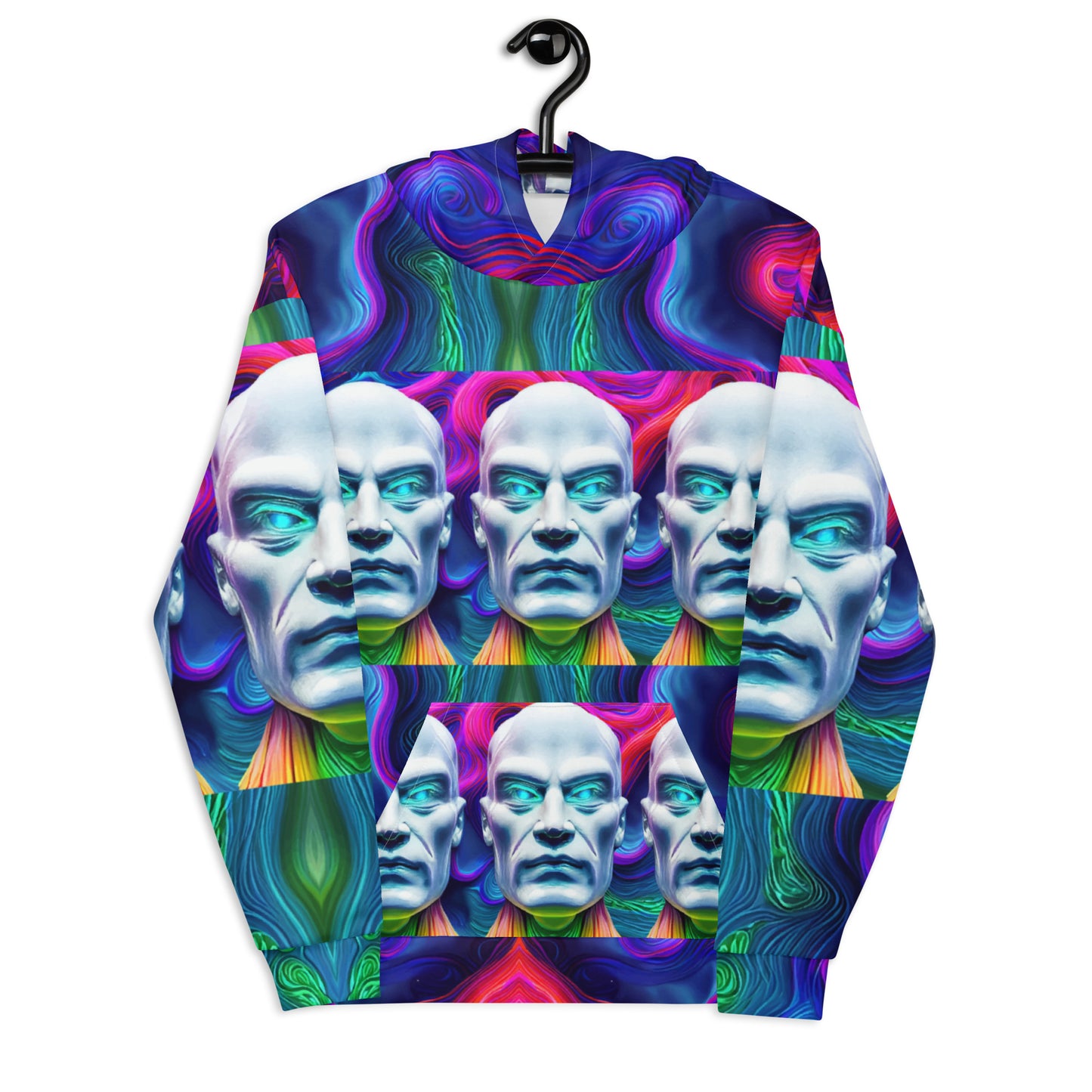 Unisex Hoodie Kukloso Space Faces No 16 - Free Shipping