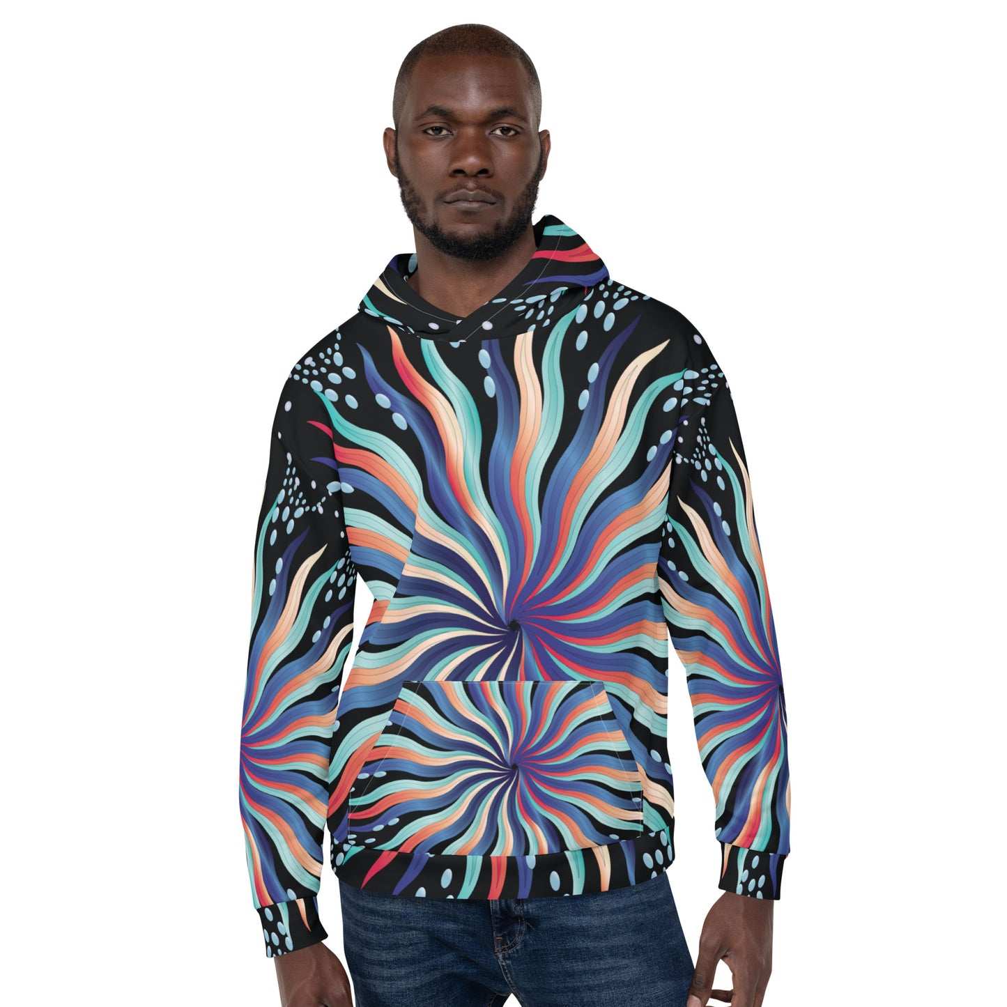 Unisex Hoodie Kukloso Mandala No 5 - Free Shipping